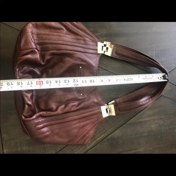 B Makowsky Large Brown Purse - Picture 9 of 11